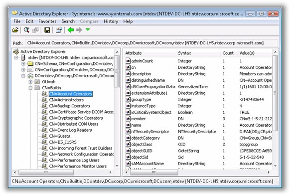 Active Directory Explorer